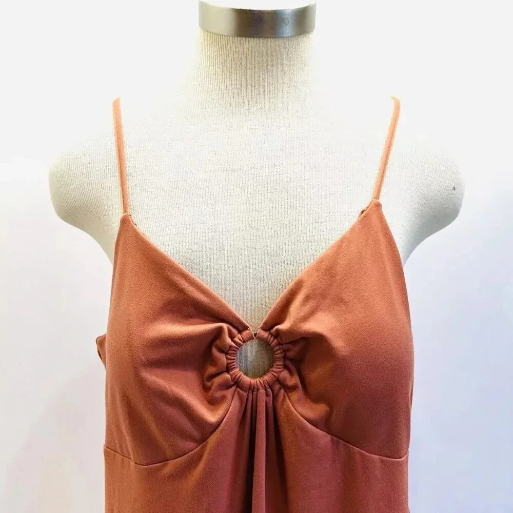 NWT SO GOODS FOR LIFE Juniors Sleeveless Keyhole V-Neck Mini Dress Extra Large - Picture 2 of 10